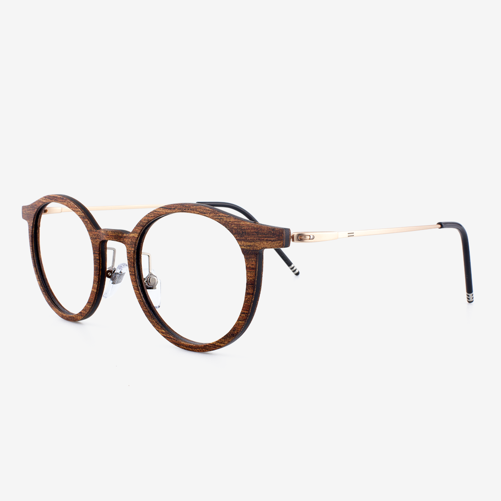 Highland - Titanium & Wood Eyeglasses