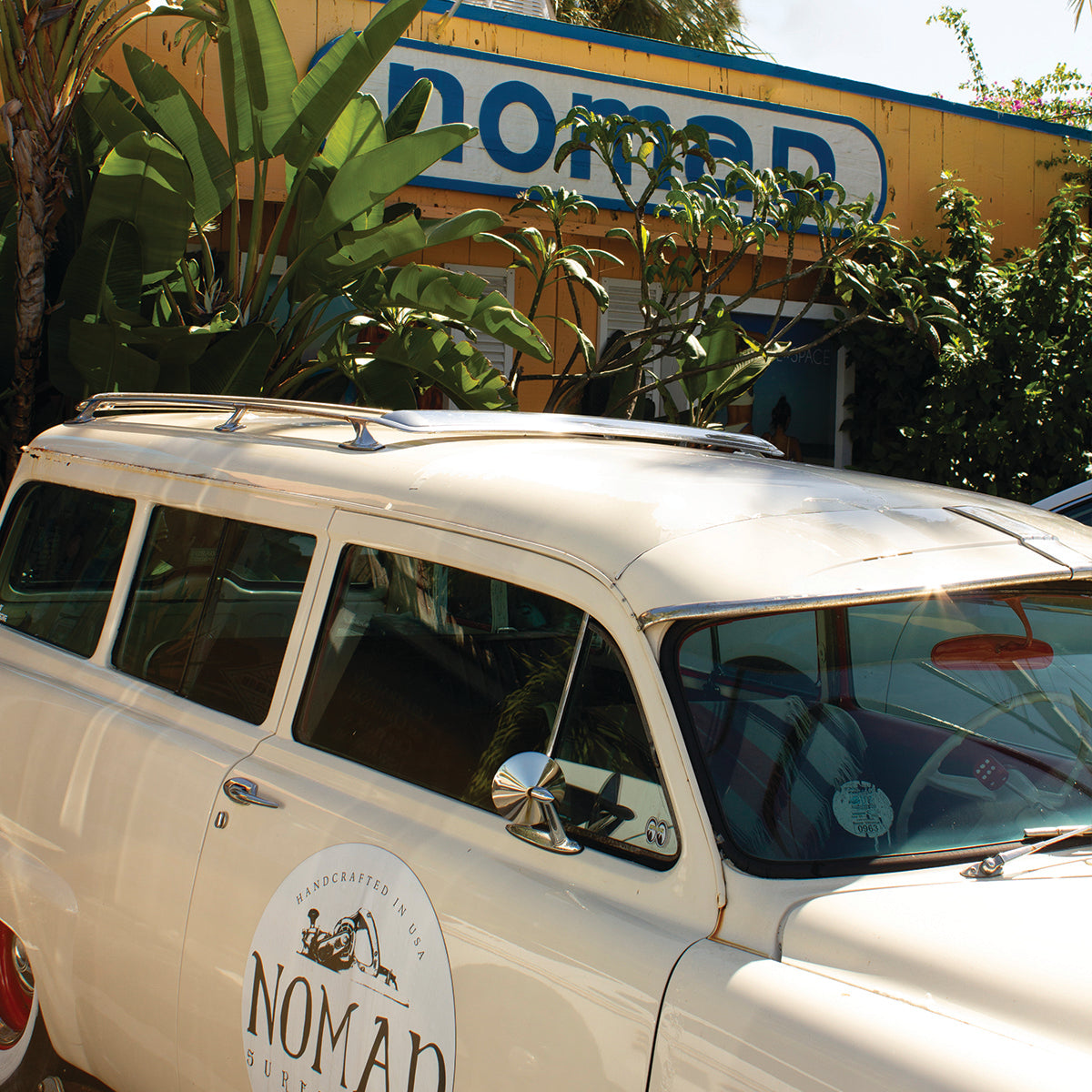 Nomad Surf Shop is a surf shop with a rich history in Boynton Beach, Florida. Founded in 1968 by Ron Heavyside, Nomad has been a fixture on the South Florida coast ever since. The shop is a great place to find everything you need for a day at the beach, from surfboards and wetsuits to sunglasses and beach towels.