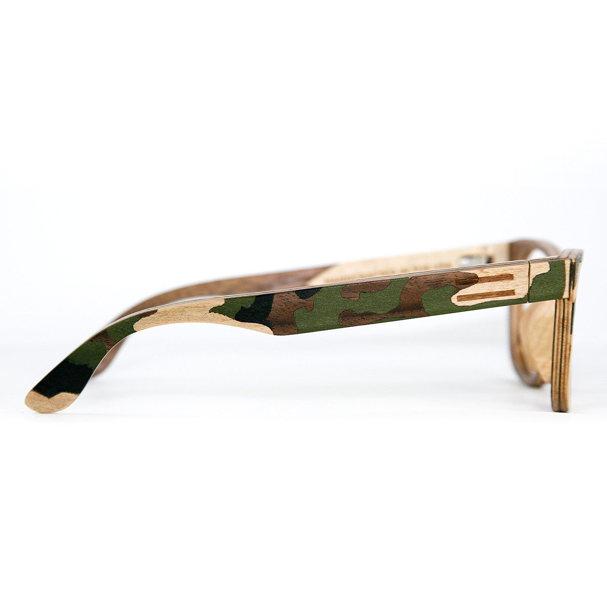 Camouflage wood sunglasses