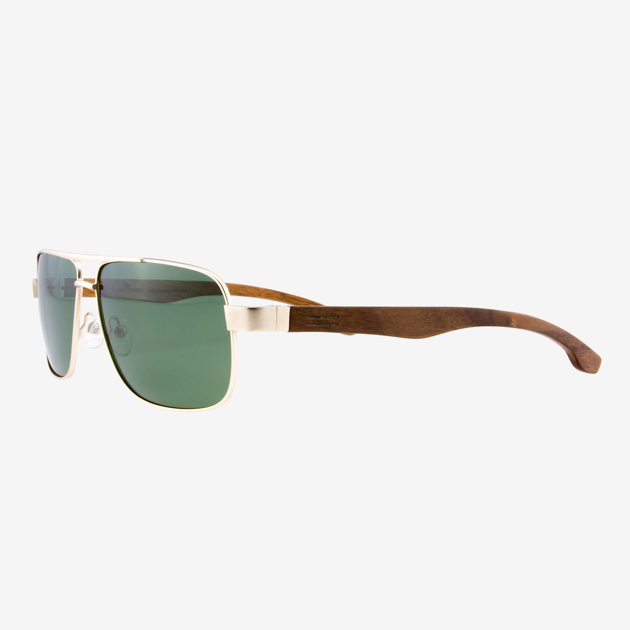 James - Metal & Wood Sunglasses