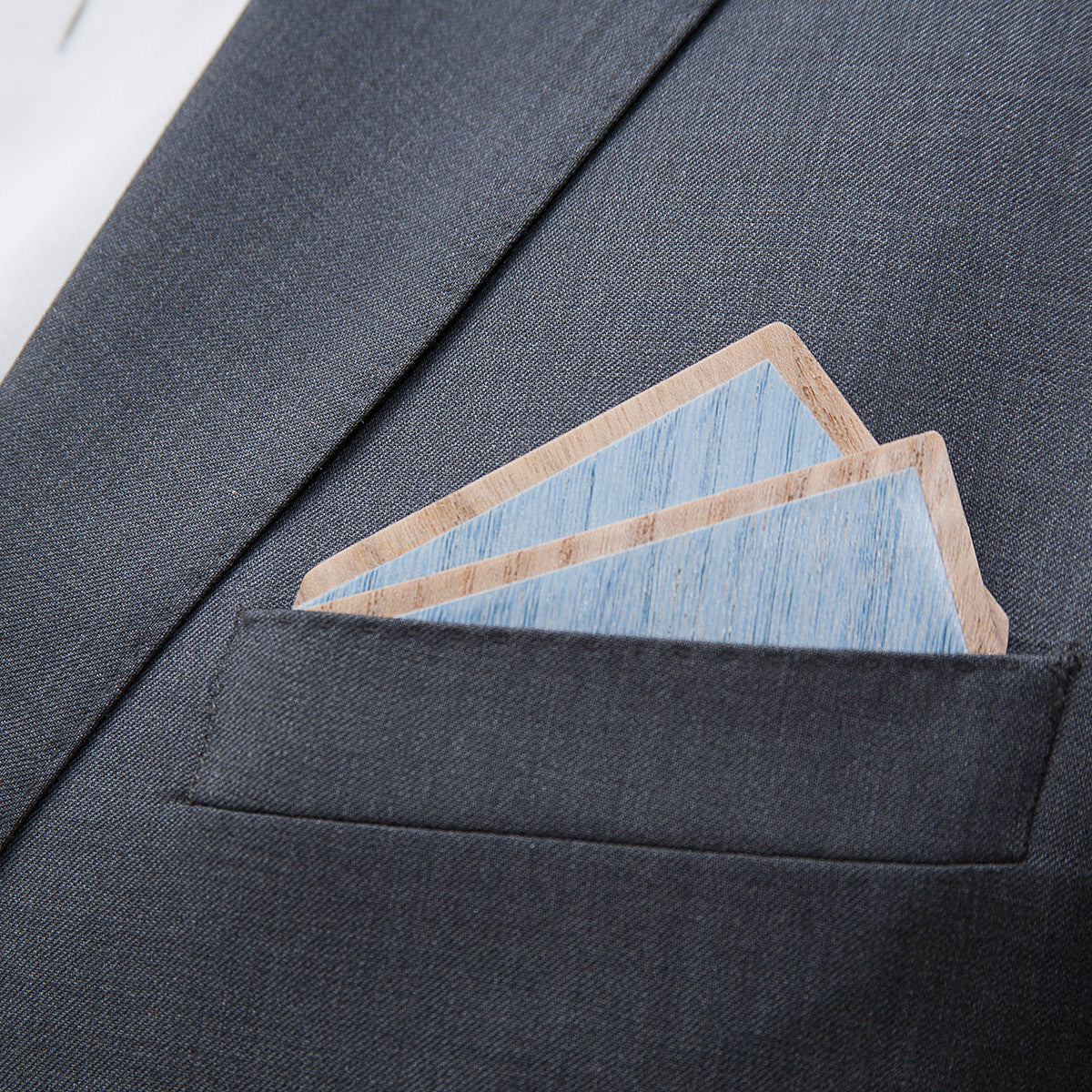 Wood Pocket square